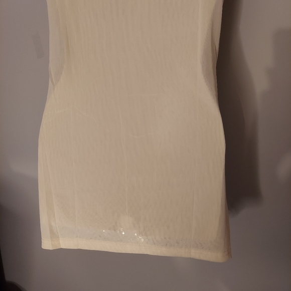 Sequined Sparkle Sheer Sleeveless Top - Picture 10 of 10